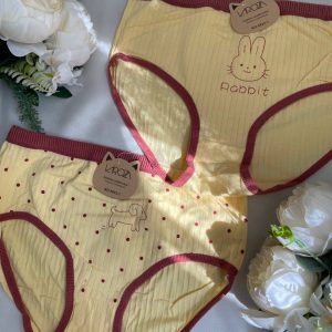 شورت نخی عروسکی وارداتی دوتایی